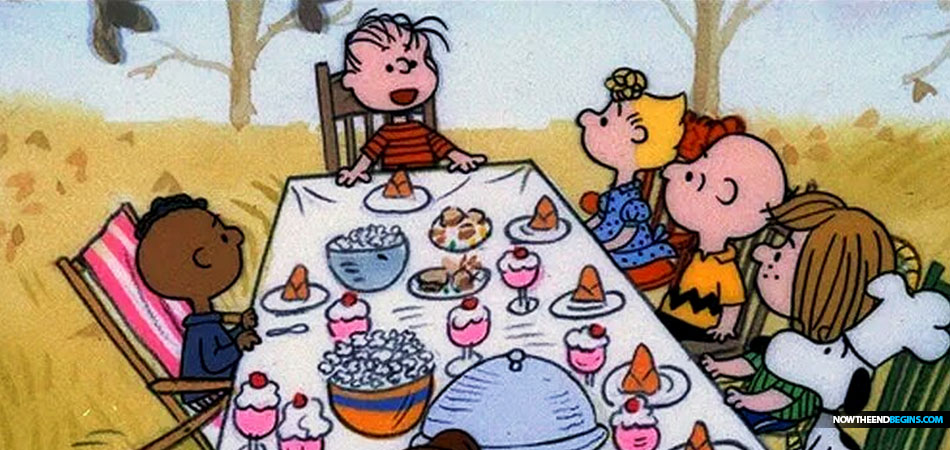 racist-charlie-brown-thanksgiving-franklin-sits-by-himself-but-so-does-linus-liberalism-mental-disorder-racism-race-card