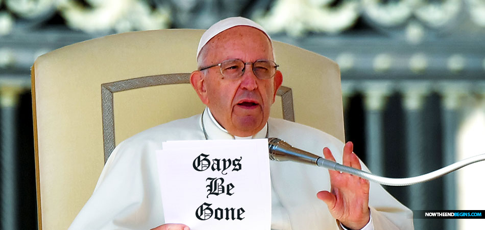 pope-francis-tells-gay-homosexual-priests-to-leave-catholic-church-rome-vatican-666-revelation-17