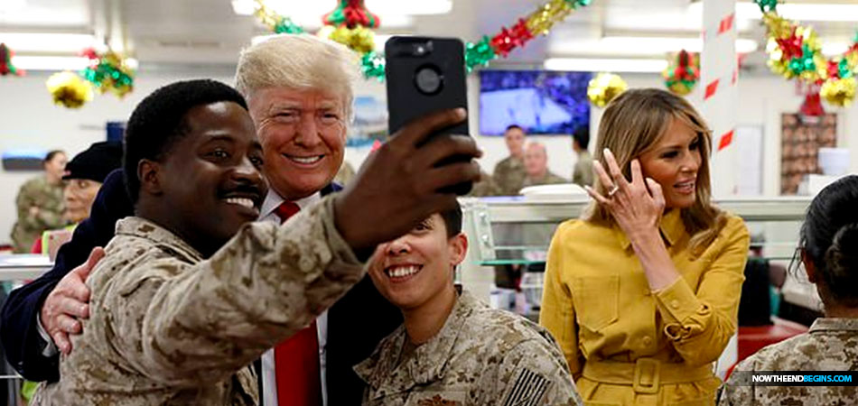 president-trump-first-lady-make-surprise-visit-see-troops-as-asad-airbase-iraq-war-zone