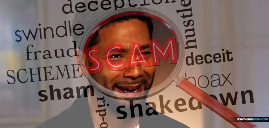 Hoaxster Update - Jussie Smollett in Custody  Jussie-smollett-anti-trump-maga-hoax-exposed-liberalism-is-a-mental-disorder-fake-news-media-snopes-933x445