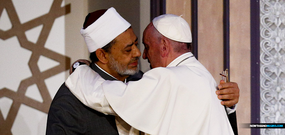 pope-francis-signs-end-times-fraternity-pact-with-radical-muslim-sheik-ahmad-el-tayeb-antichrist-catholic-church-islam