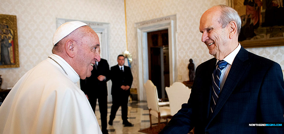pope-francis-meets-mormon-president-russell-nelson-catholic-church-latter-day-saints-one-world-religion