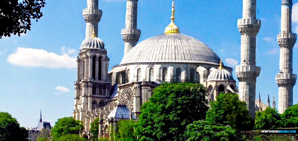 emmanuel-macron-says-notre-dame-should-be-rebuilt-with-muslim-islamic-minarets-chrislam-paris-france