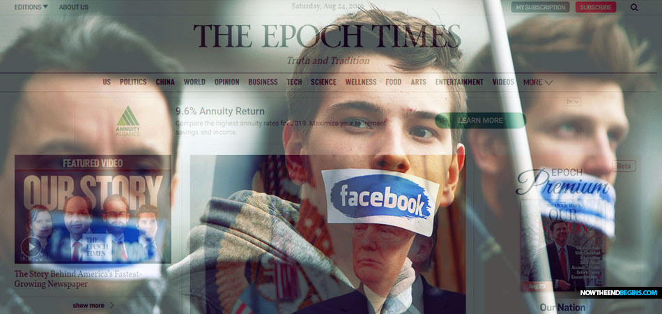 Facebook bans ads from The Epoch Times after huge pro-Trump buy