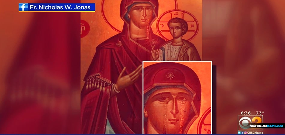 Worshipers flock to mysterious crying Virgin Mary icon, hope miracle saves church from sale