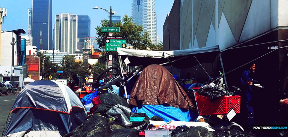 There are so many homeless camps, LA area leaders want Newsom to issue a state of emergency