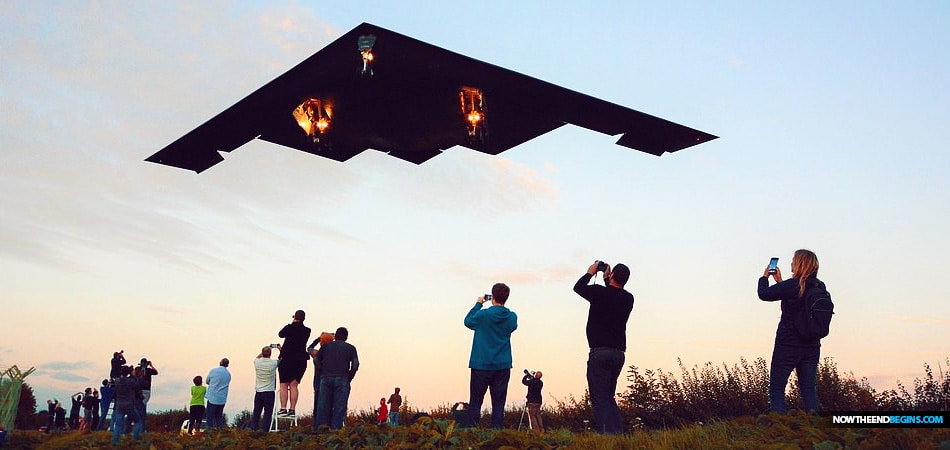 US Stealth Bomber costing $2.1bn and with call-sign ‘DEATH’ lands at British RAF base after training mission in Iceland as stunned plane fanatics look on