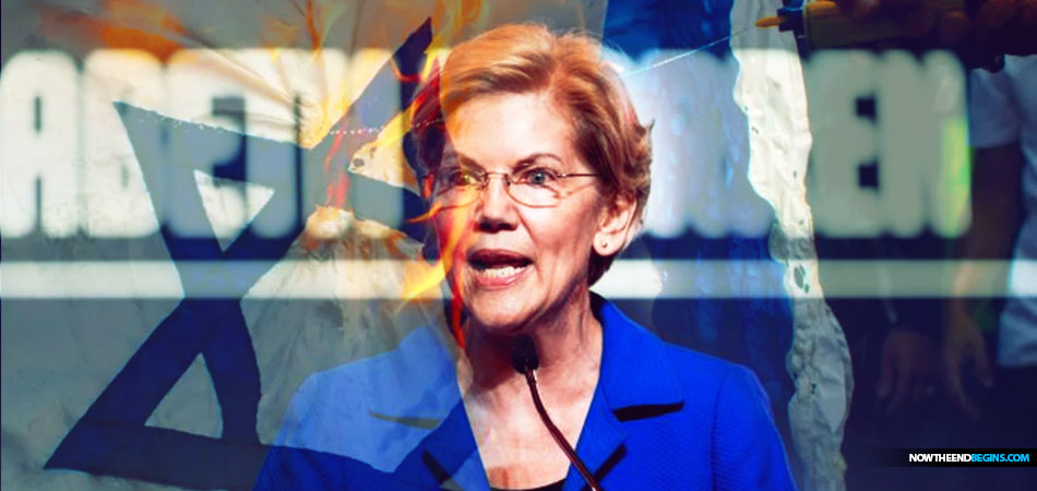 Leading Democratic presidential candidate Elizabeth Warren on Sunday indicated the US could withhold aid to Israel to force it to halt construction in settlements.