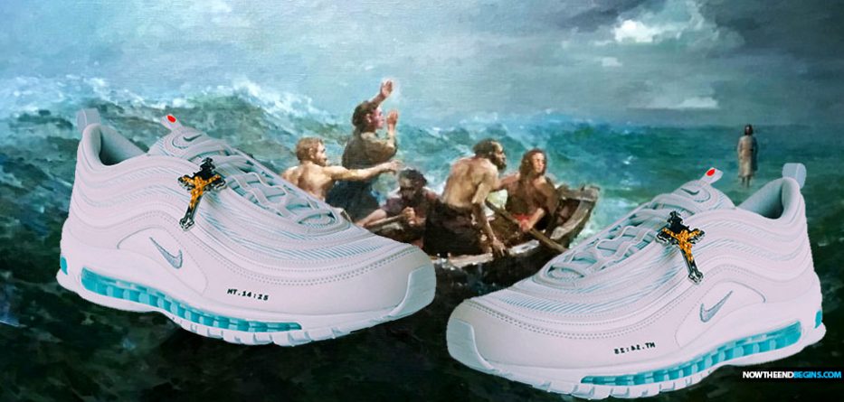 $3,000 ‘Jesus shoes’ let wearers walk on water, sell out in minutes New York design firm MSCHF drops modified Nikes loaded with references to the ‘good shepherd’ as a critique of fashion ‘collab culture’