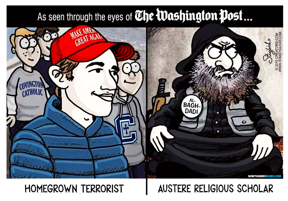 The Washington Post is pilloried online for labeling mass-murdering rapist al-Baghdadi an 'austere religious scholar' in their obituary before changing it