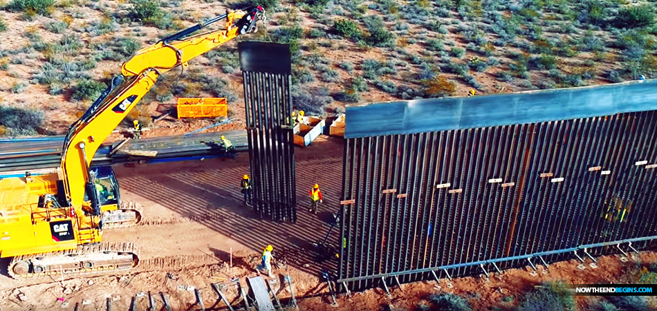 After years of setbacks, President Donald Trump is on track to build more than 450 miles of a border wall along the southern border within the year, the White House says, making good on a campaign pledge as he seeks reelection.