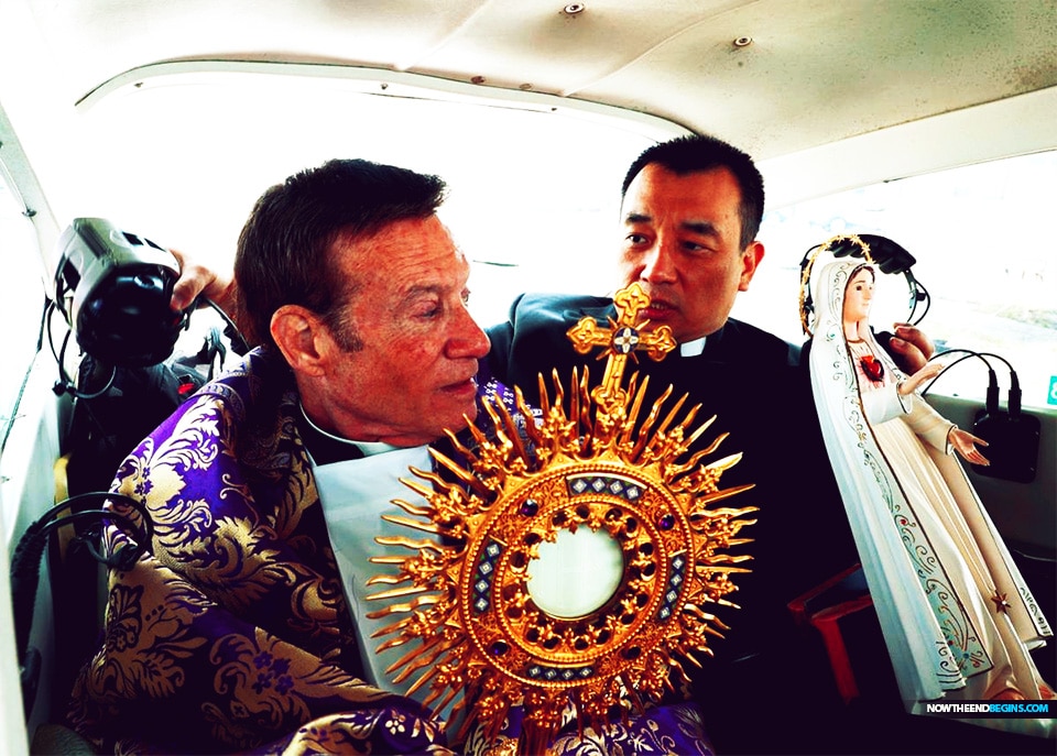 The Blessed Sacrament and a statue of the Virgin Mary flew around the perimeter of the Diocese of Camden on Wednesday afternoon — a two-hour round trip in a Cessna 182. Father Anthony Manuppella, pastor of St. Gianna Beretta Molla Parish in Northfield, prayed from the plane for God's blessing and protection as the new coronavirus spread across New Jersey and the world.