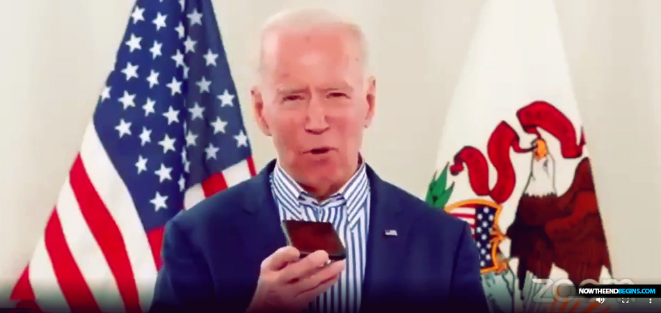 Joe Biden Walks Off Camera During Zoom Virtual Town Hall 