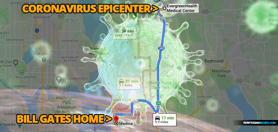 EvergreenHealth hospital in Kirkland, Washington, is at the center of the coronavirus outbreak in the United States, due to the fact that the state is home to the largest cluster of COVID-19 patients in the country. Evergreen Health is 10 miles from Bill Gates home in Medina. 
