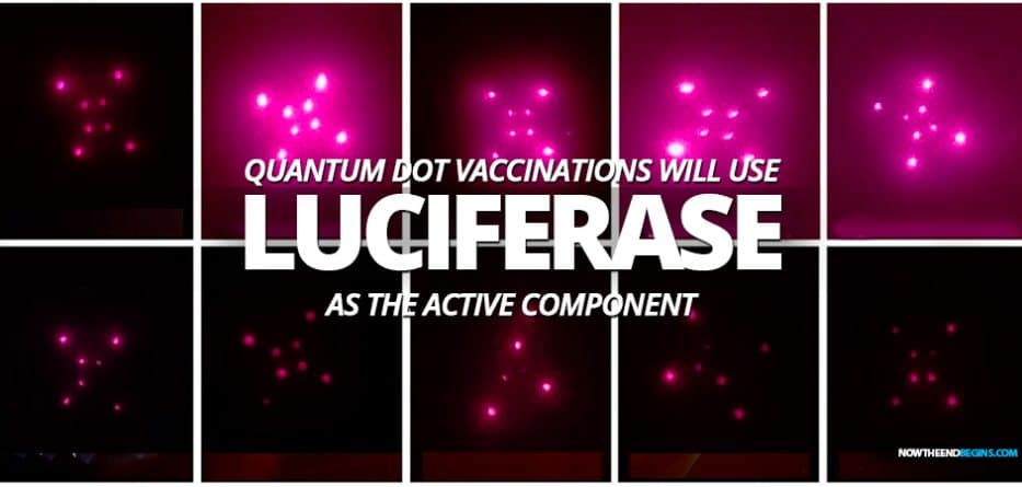 ALERTA VERMELHO:  REVELADO UMA ENZIMA CHAMADA LUCIFERASE - SERÁ UM SISTEMA DE ENTREGA DE VACINAÇÃO MICRONEEDLE POR PONTOS QUÂNTICOS IMPLANTÁVEIS EM HUMANOS