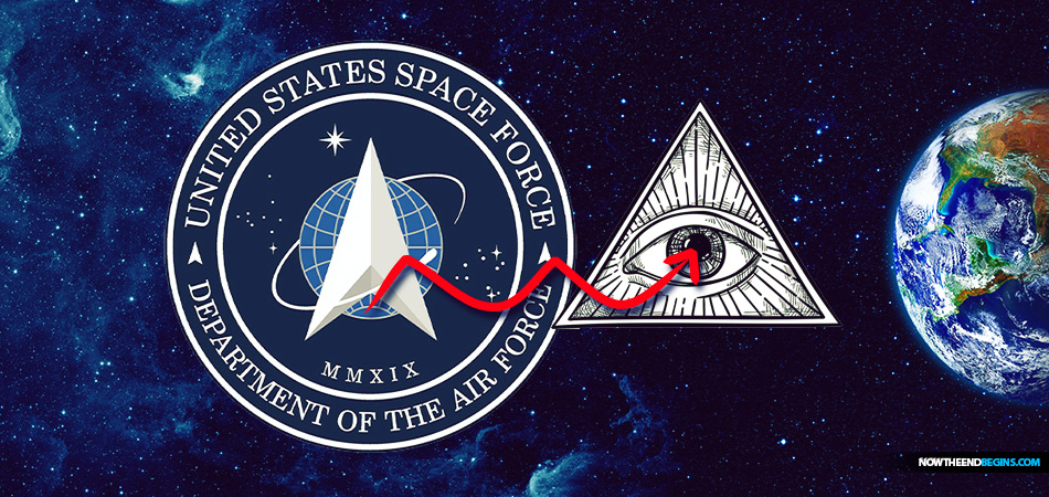 The U.S. Space Force — the newest branch of the armed services — now has its own flag, but there is just one, tiny problem. It features the All-Seeing Eye of the Illuminati in the logo.