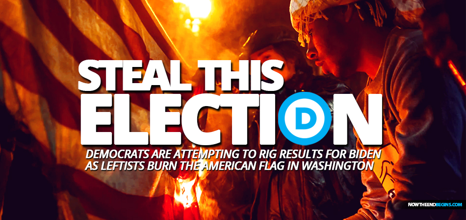 as-antifa-black-lives-matter-burn-american-flag-washington-dc-democrats-trying-to-rig-election-results-vote-counting-for-joe-biden-donald-trump