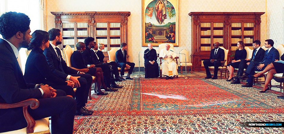 pope-francis-receives-delegation-from-black-lives-matter-nba-national-basketball-association-to-discuss-social-justice-vatican-roman-catholic-church