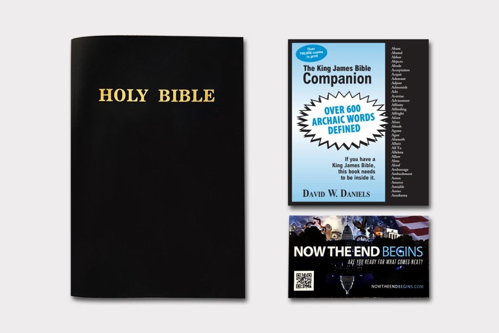 The NTEB Free King James Bible &amp; Gospel Tract Program • Now The End Begins