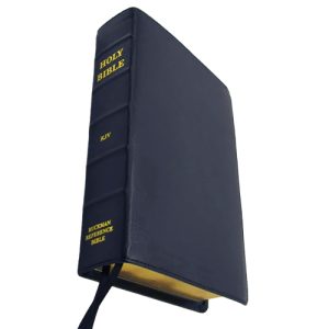 Hand-Size Calfskin Softcover Ruckman Reference Bible