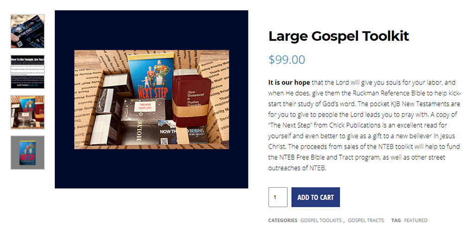 nteb-gospel-toolkit-king-james-tracts-bible-believers-christian-books-saint-augustine-florida