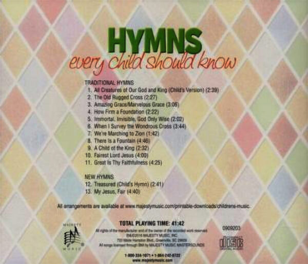 hymns-every-child-should-know-gospel-songs-cd--back