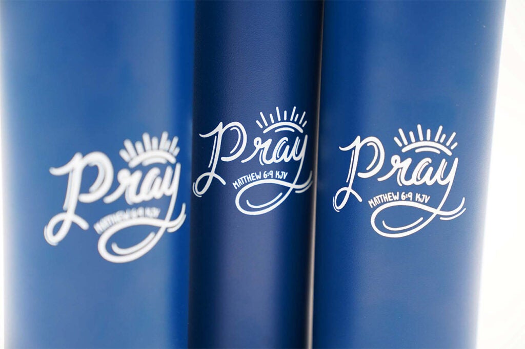 NTEB Water Bottle With King James Scripture Verse Illustration • Now ...