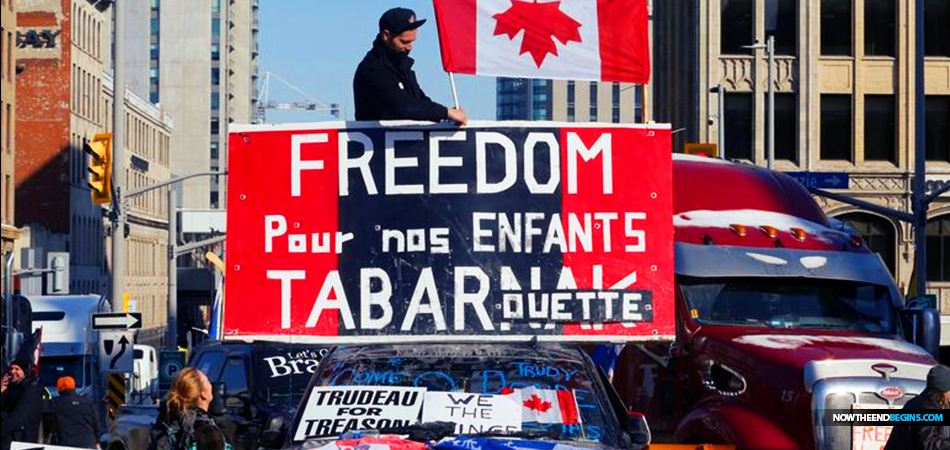 freedom-convoy-truckers-canada-justin-trudeau-calls-protesters-swastika-wavers-anti-mandate-covid-vaccines