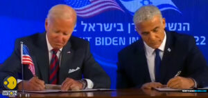 biden-lapid-sign-jerusalem-declaration-iran-nuclear-abraham-accords-leading-to-two-state-solution-israel-last-days