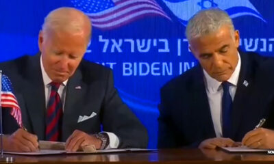 biden-lapid-sign-jerusalem-declaration-iran-nuclear-abraham-accords-leading-to-two-state-solution-israel-last-days