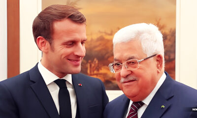 emmanuel-macron-mahmoud-abbas-two-state-solution-israel-palestine-2022