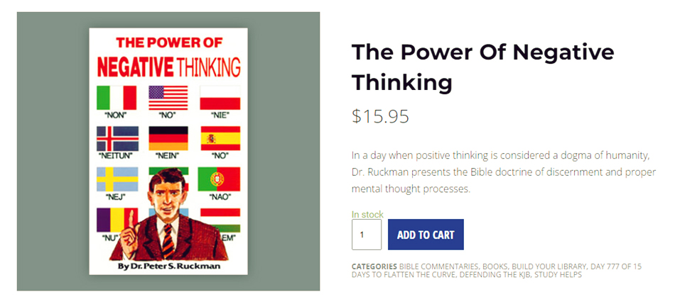 power-of-negative-thinking-peter-ruckman-nteb-bible-believers-bookstore-saint-augustine-florida