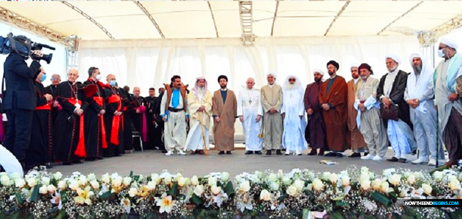chrislam-ur-iraq-interfaith-dialogue-center-pope-francis-one-world-religion-abraham-accords