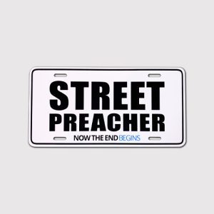 street preacher license plate