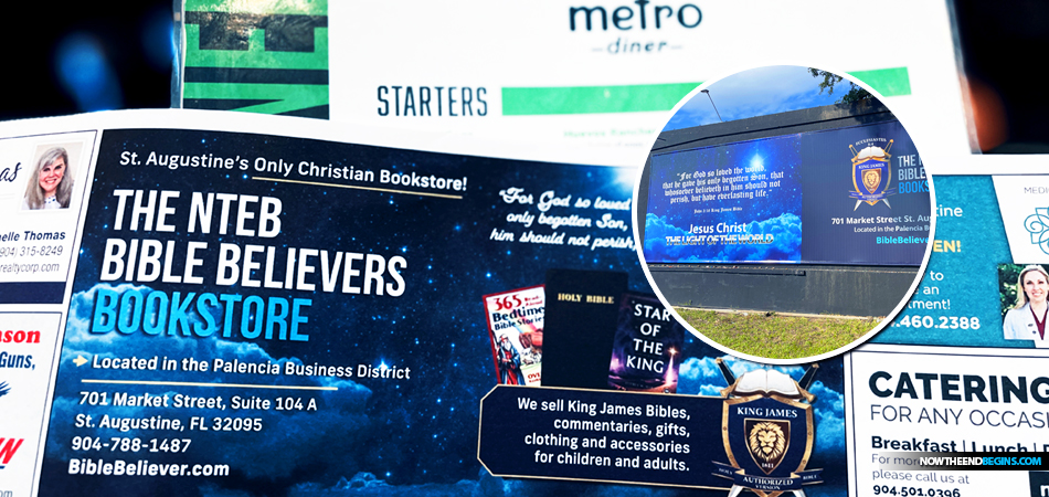 nteb-bible-believers-bookstore-gospel-witness-billboard-placemat-ad-campaign-for-nights-of-lights-2022-john-316-saint-augustine-florida