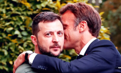 French-President-Emmanuel-Macron-first-Western-leader-to-supply-Ukraine-with-tanks-Volodymyr-Zelensky.