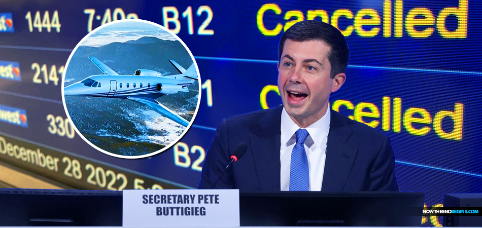 pete-buttigieg-transportation-secretary-used-private-military-jets-18-times-while-americans-had-their-flights-cancelled