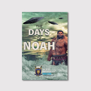 The Days of Noah Wall Poster with Giant and UFOs