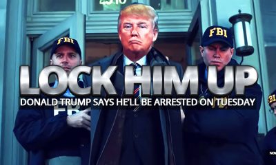 donald-trump-says-he-will-be-arrested-on-tuesday-new-york-hush-money-scandal-maga-hillary-clinton-lock-him-up