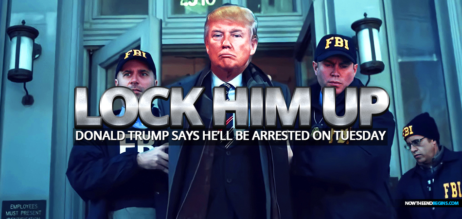 donald-trump-says-he-will-be-arrested-on-tuesday-new-york-hush-money-scandal-maga-hillary-clinton-lock-him-up