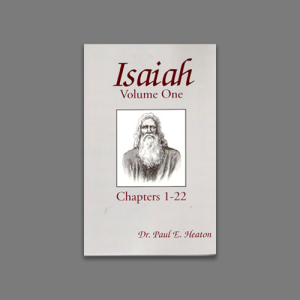 A 3-part commentary series on the writings of the prophet Isaiah by Paul Heaton, originally taught as Sunday School material.