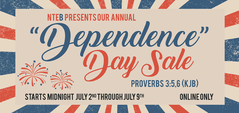 We Are So Excited For Our Annual NTEB ‘Dependence Day’ Sale That Starts Sunday And Runs All Week Long With Tremendous Bookstore Savings!