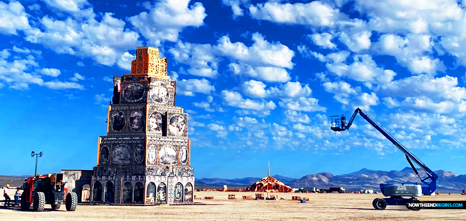 chapel-of-babel-burning-man-2023-black-rock-desert-nevada-new-age-paganism-idolatry