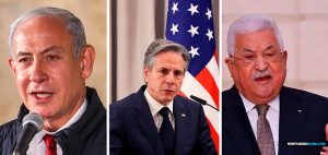Blinken-Netanyahu-Abbas-Two-State-Solution-Israel-Palestine-normalize-relations-saudi-arabia-abraham-accords