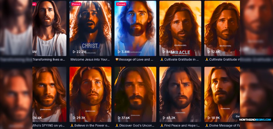 computer-generated-AI-jesus-on-tiktok-promises-good-news-soon-daily-believer-end-times-deception-antichrist