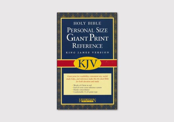 KJV Personal Reference Bible, Giant Print, Imit. Leather-Black - Image 2