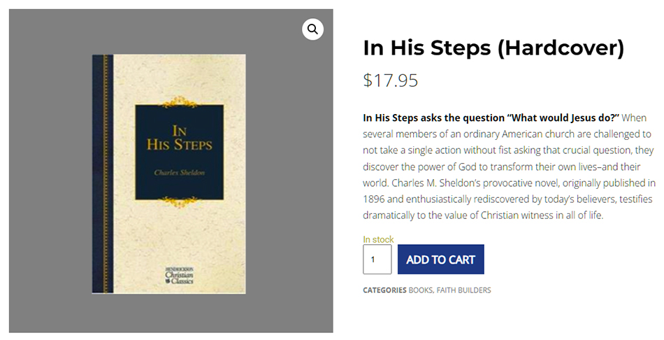 in-his-steps-charles-sheldon-what-would-jesus-do-nteb-bible-believers-christian-bookstore-saint-augustine-florida