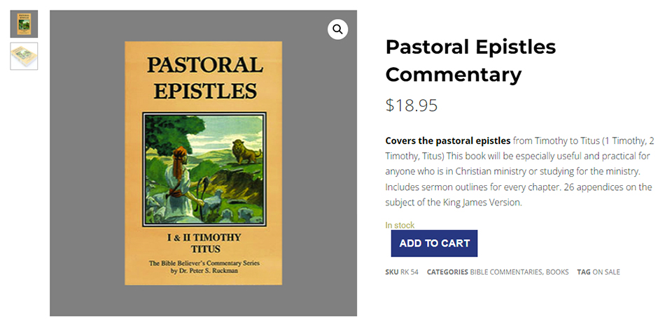 ruckman-commentary-pastoral-epistles-timothy-titus