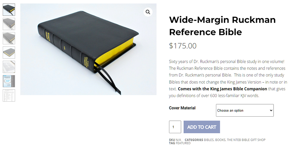 ruckman-wide-margin-king-james-study-bible-nteb-christian-bookstore-saint-augustine-florida