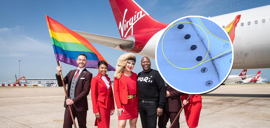 virgin-atlantic-airlines-celebrates-dei-drag-queens-transgenders-as-airplanes-are-dangerously-uncared-for-missing-bolts-on-wing-scare